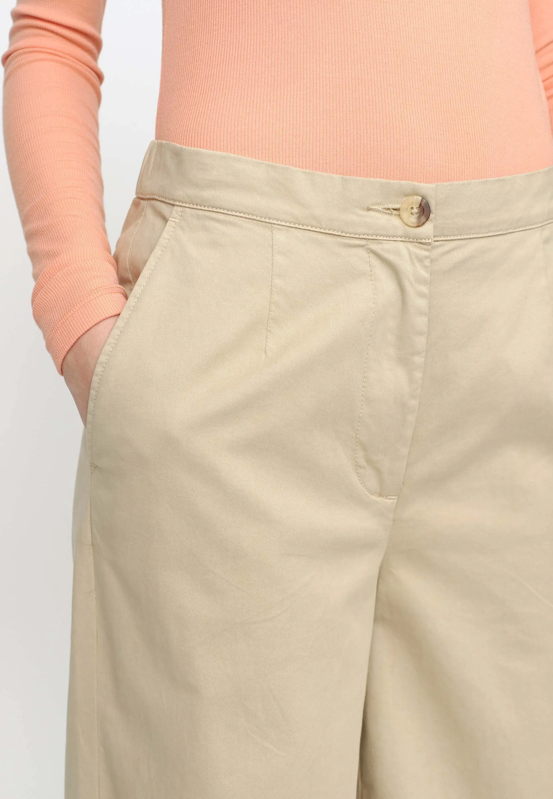 SRTabita Wide Pant GOTS - Safari