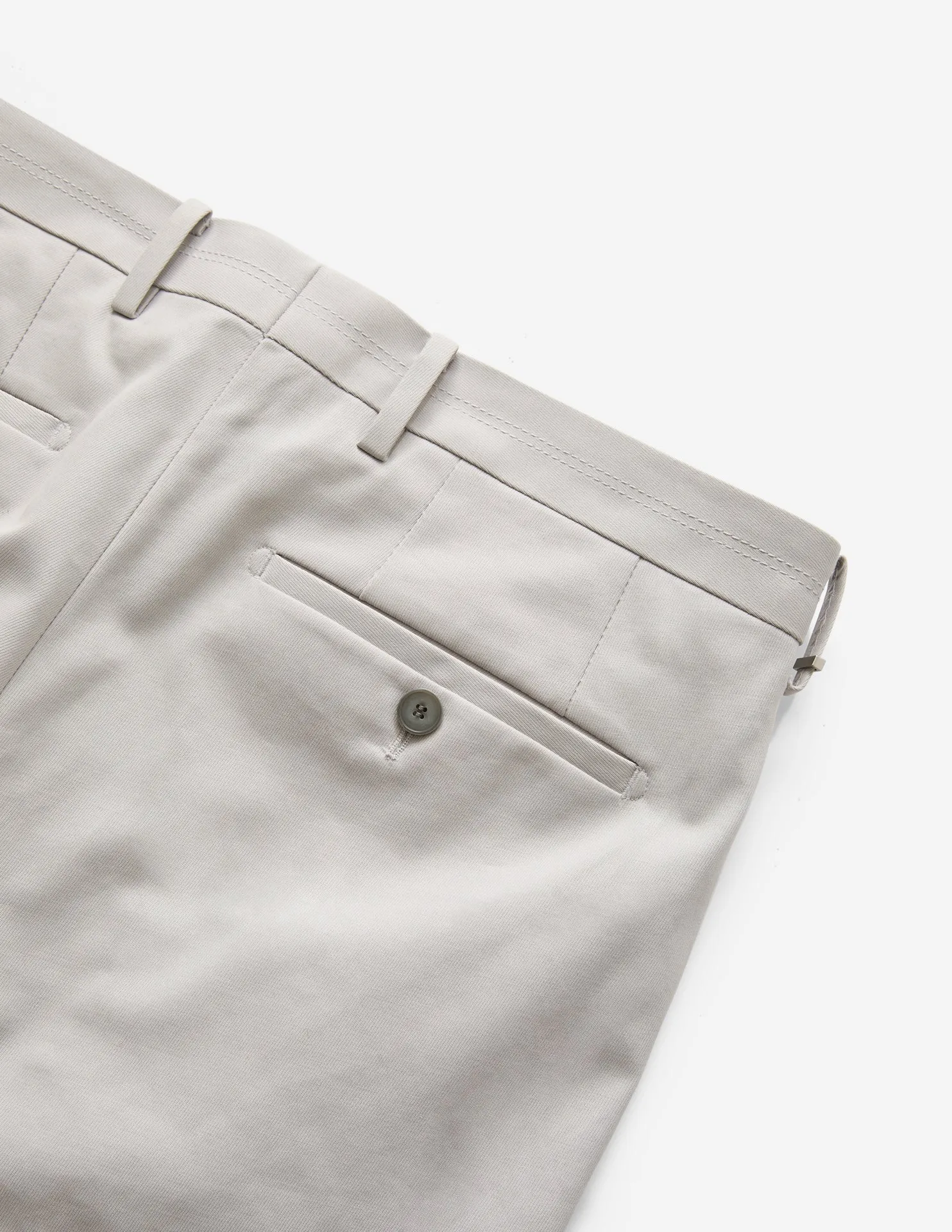 Stretch Cotton Cavalry Twill Pant Light Grey