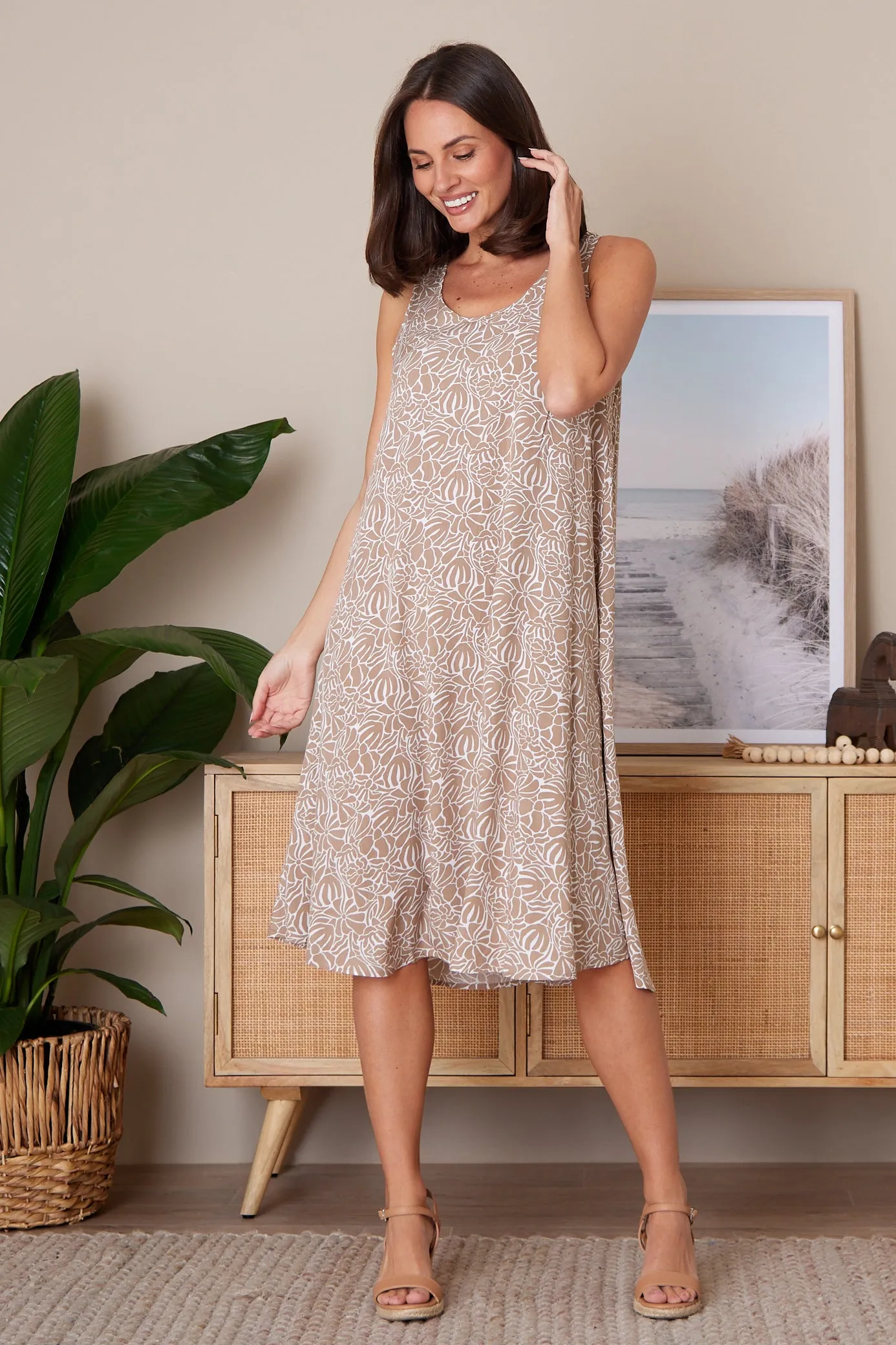 Susie Dress - Savanna Bloom