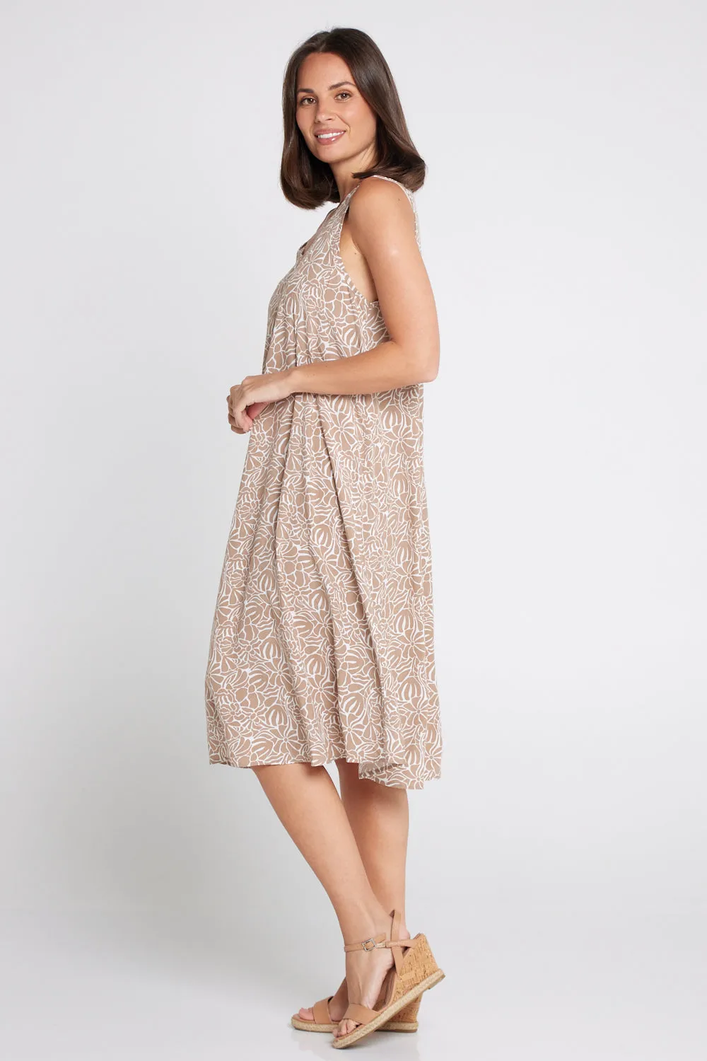 Susie Dress - Savanna Bloom