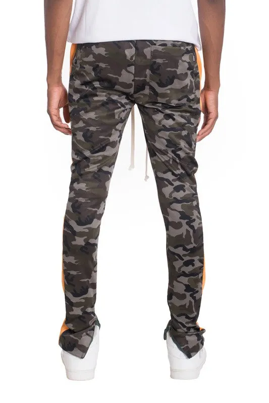 TEEK - NEUTRAL BLACK CAMO TRACK PANTS