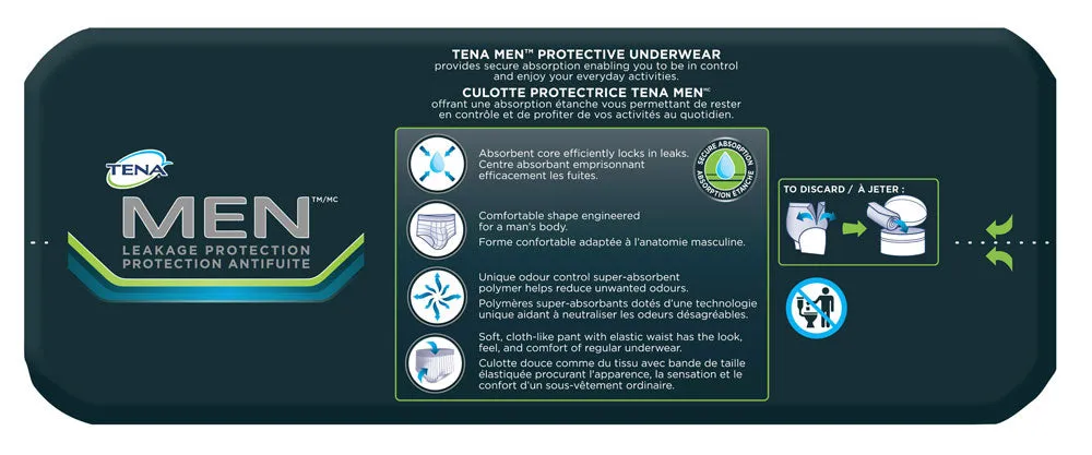 TENA MEN Protective Incontinence Underwear Super Plus Absorbency