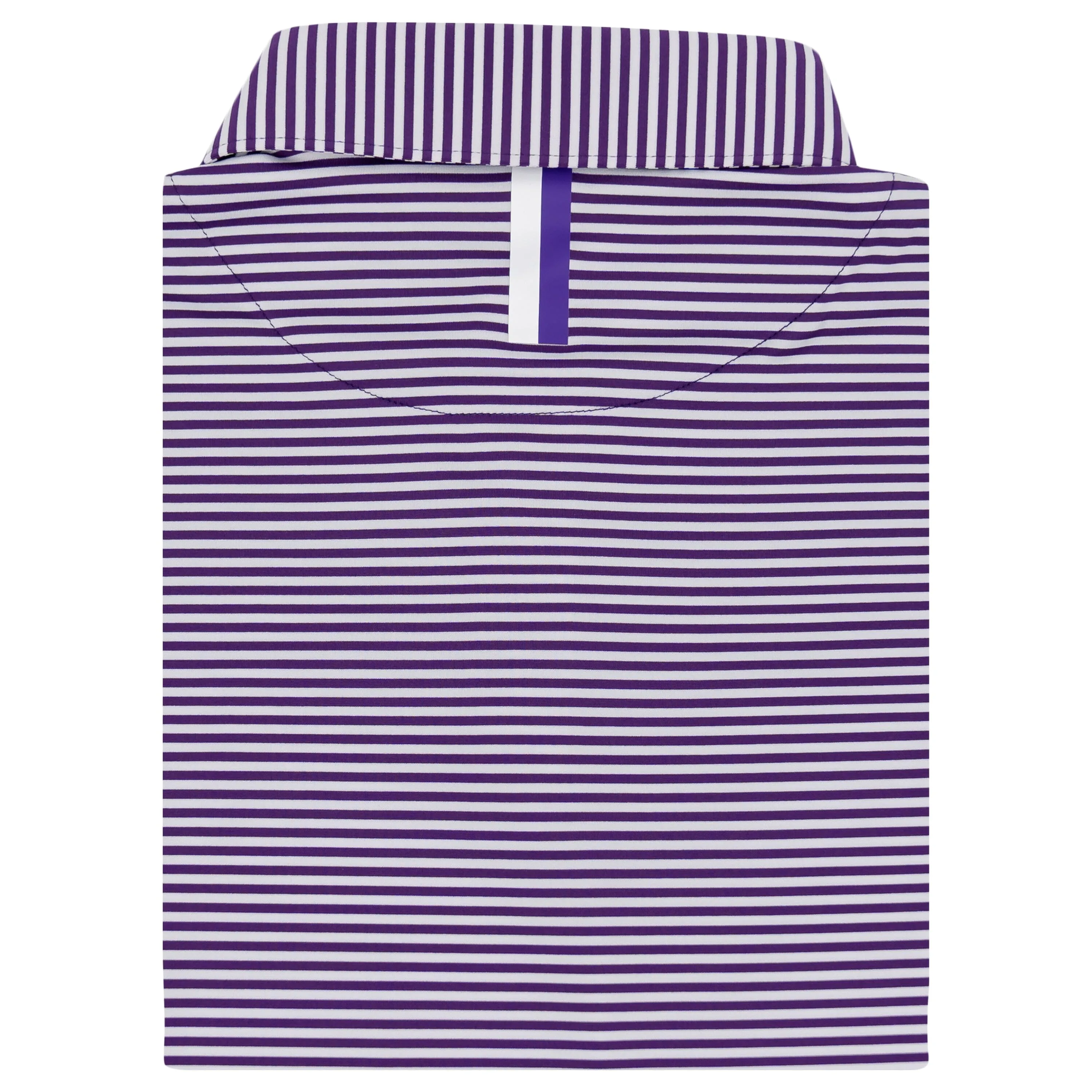 The Birdie Stripe | Performance Polo | The Birdie Stripe - Reauxback Purple/White