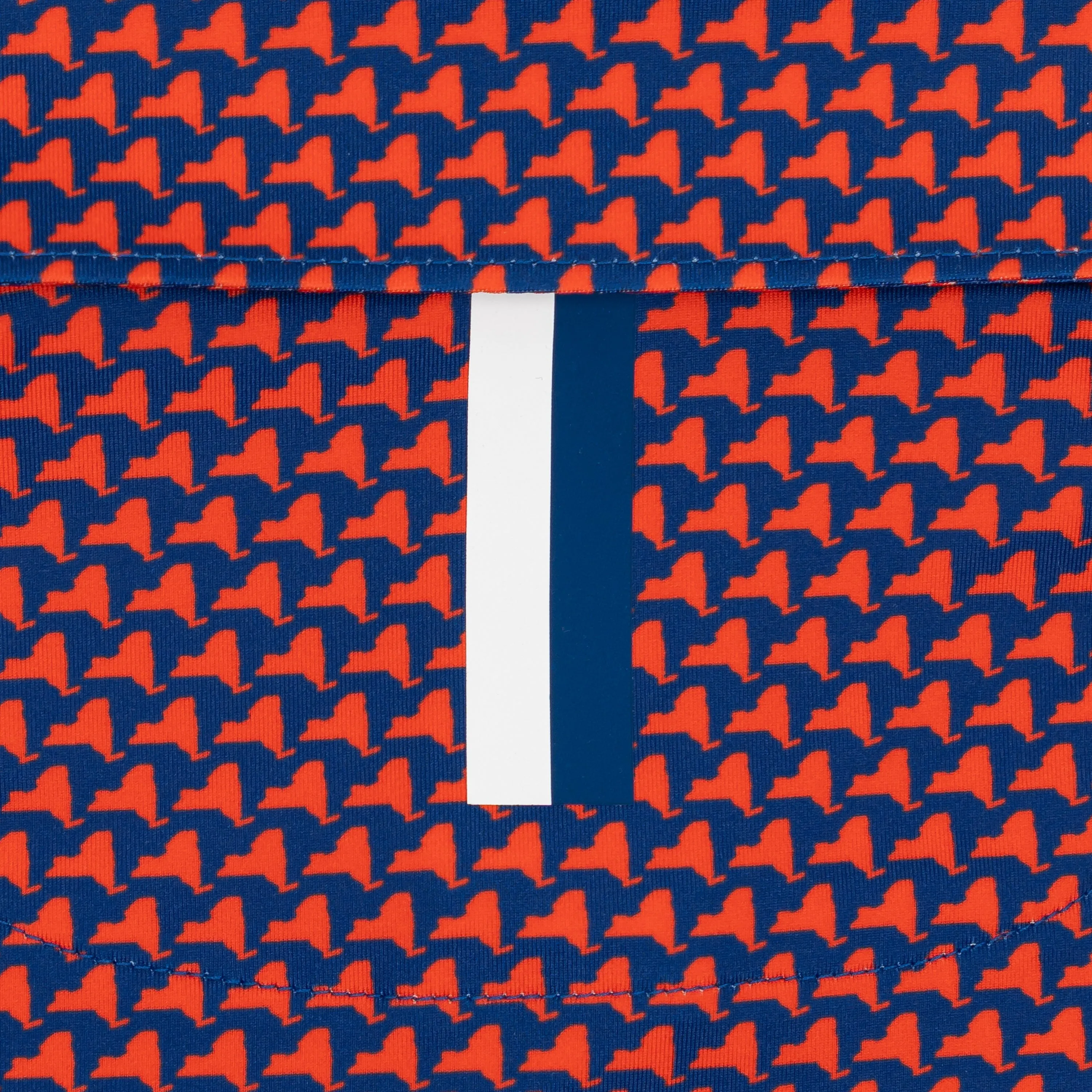 The Empire State | Performance Polo | The Empire State - Fire Orange/Shoal Blue