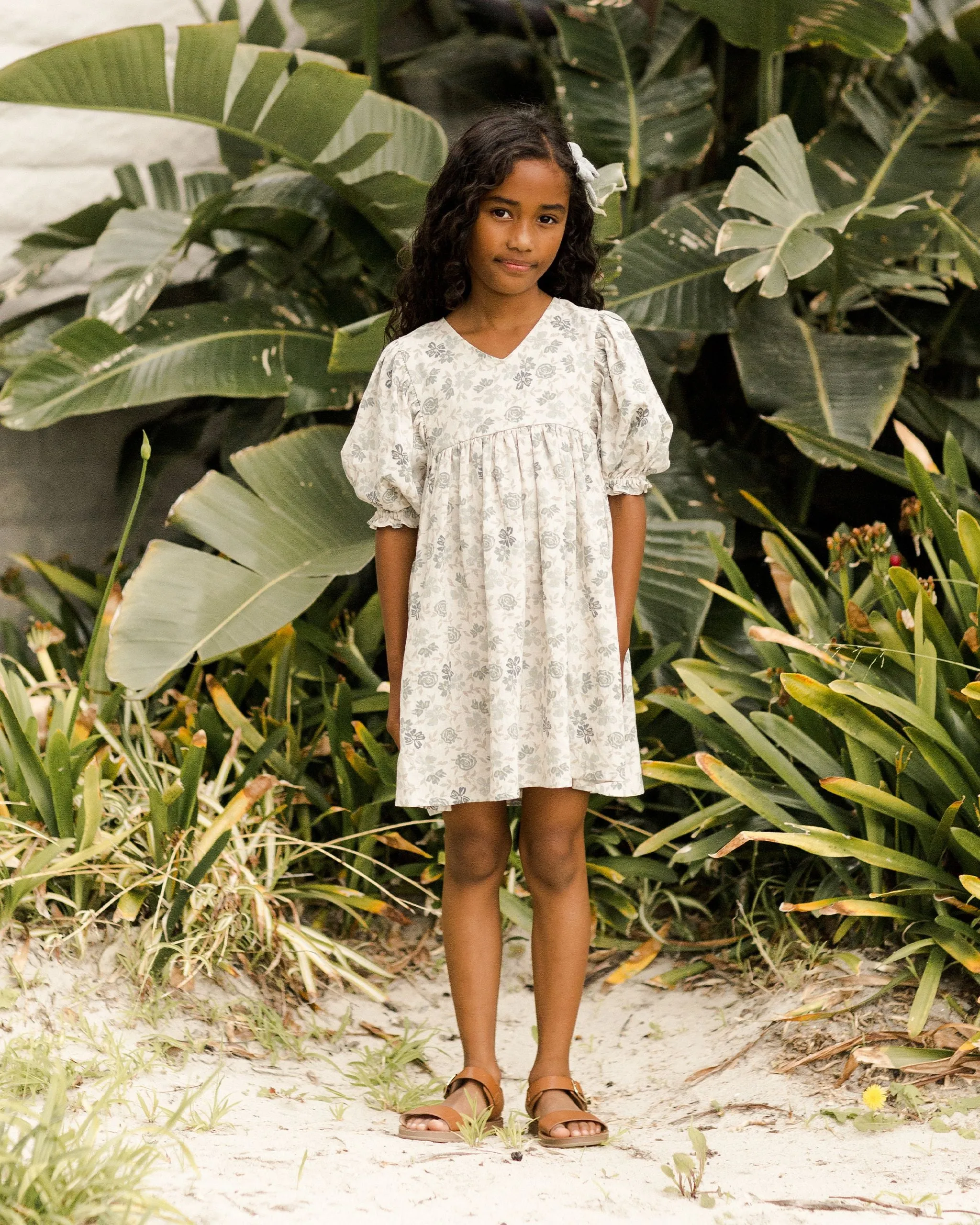 The Jolene Dress by Rylee   Cru - Blue Floral - BABY