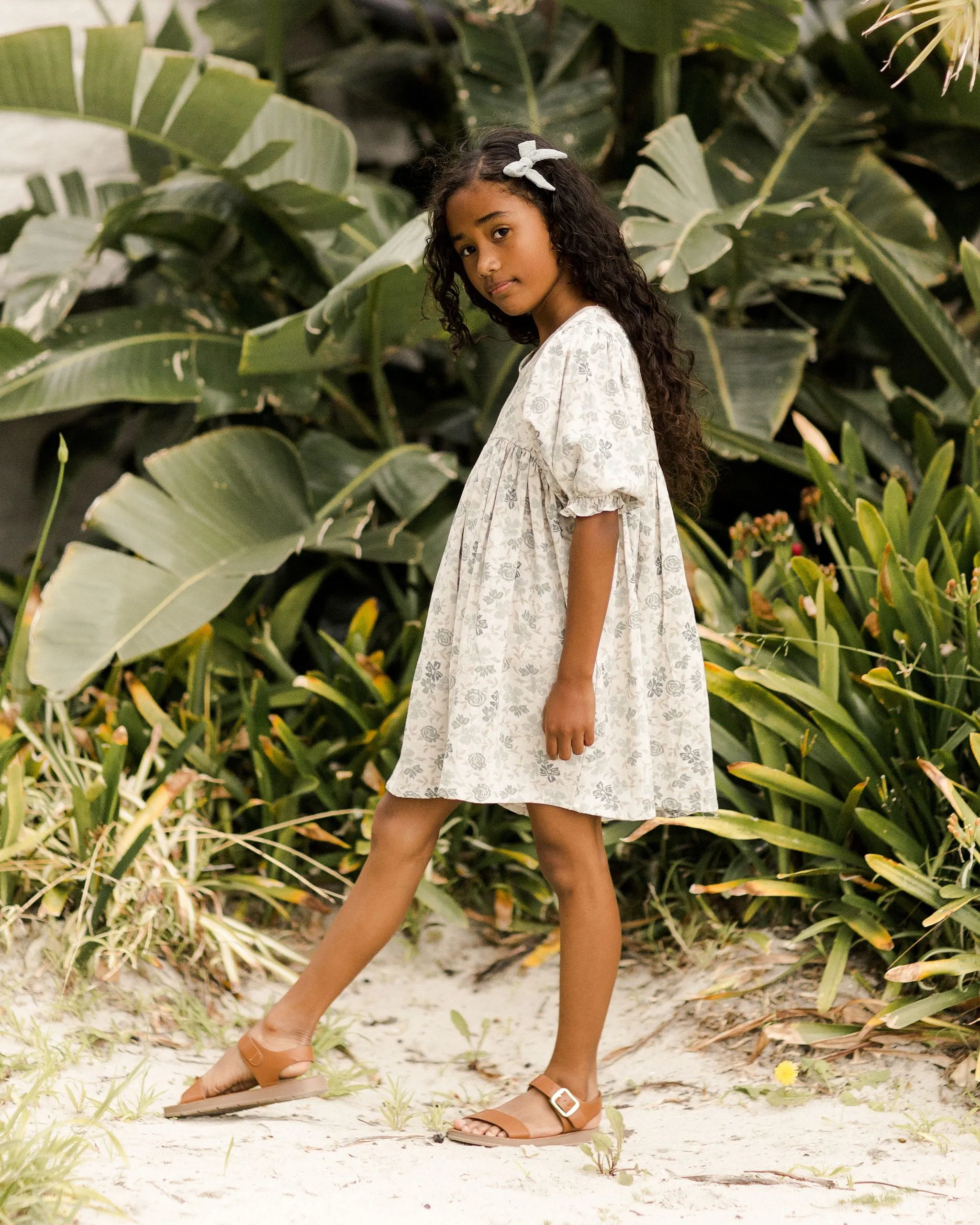 The Jolene Dress by Rylee   Cru - Blue Floral - BABY