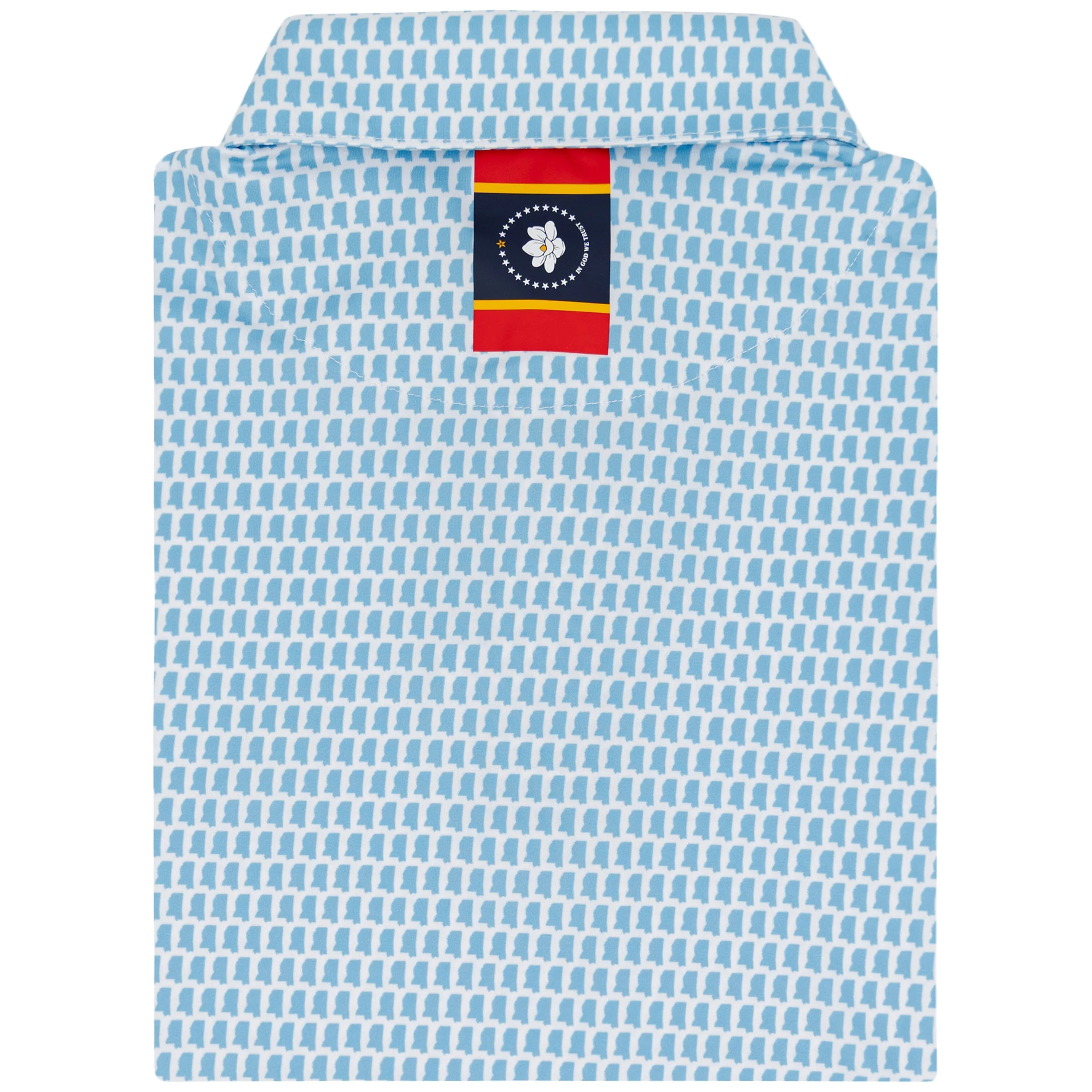 The Mississippi | Performance Polo | The Mississippi - Powder Blue/White - MS