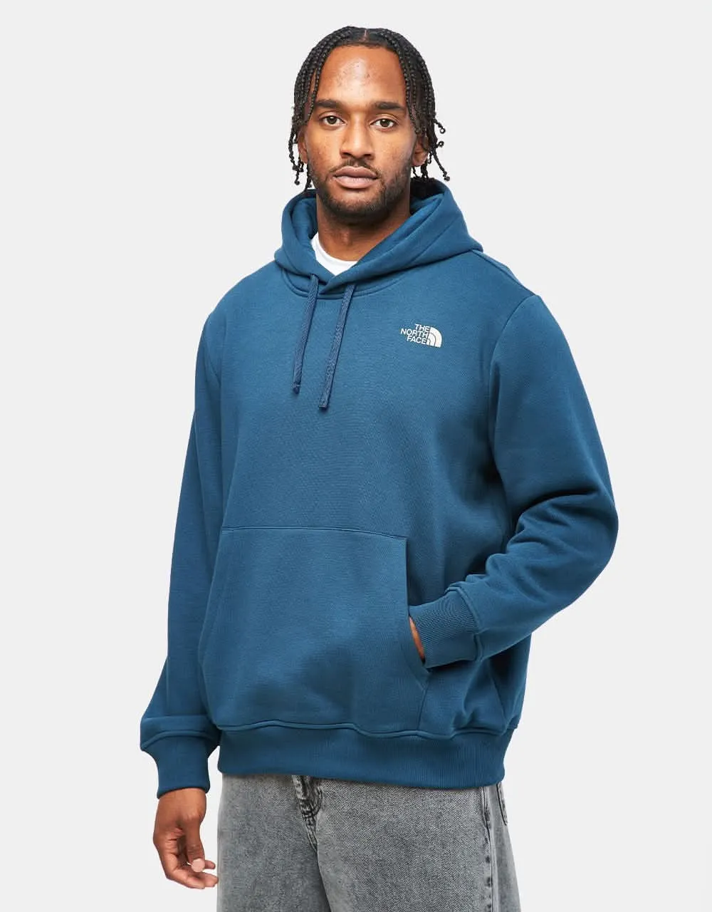 The North Face Topographic Pullover Hoodie - Midnight Petrol