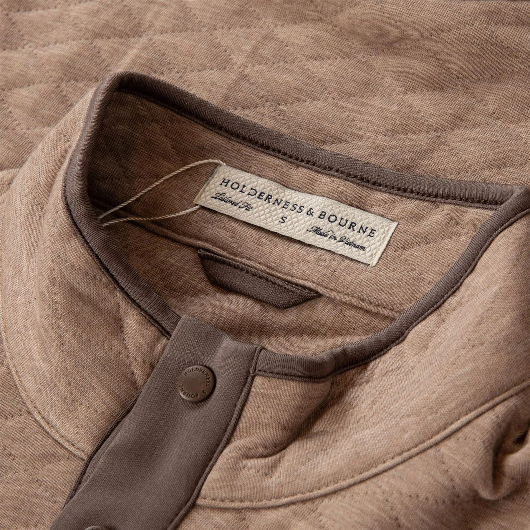 The Sullivan Snap Button Pullover Heathered Fescue - AW24