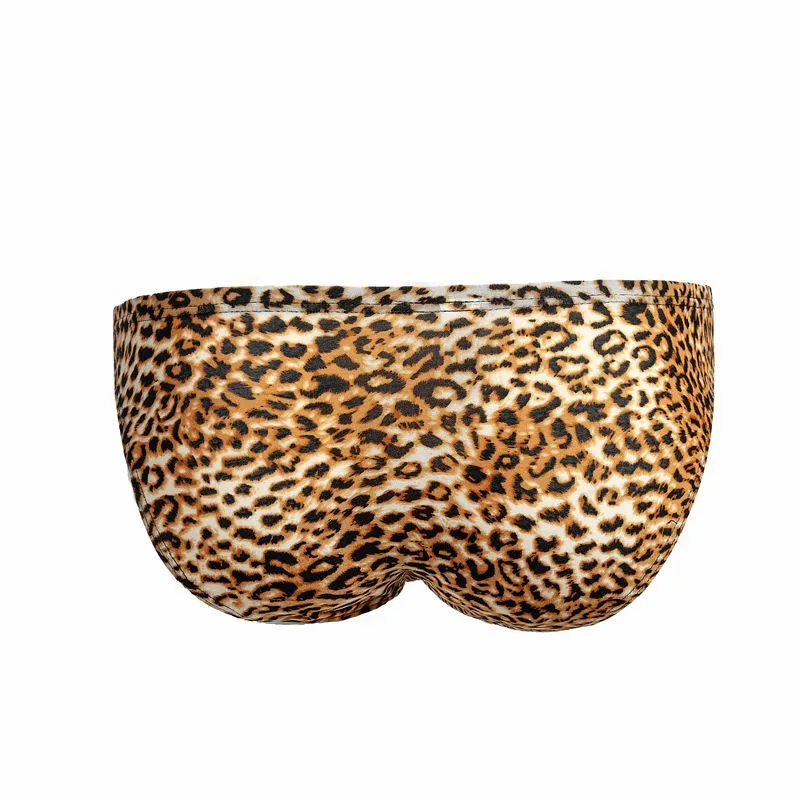 U Convex Half Leopard Pattern Briefs