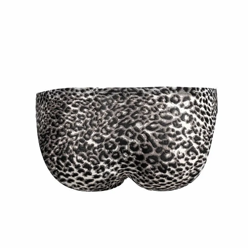 U Convex Half Leopard Pattern Briefs