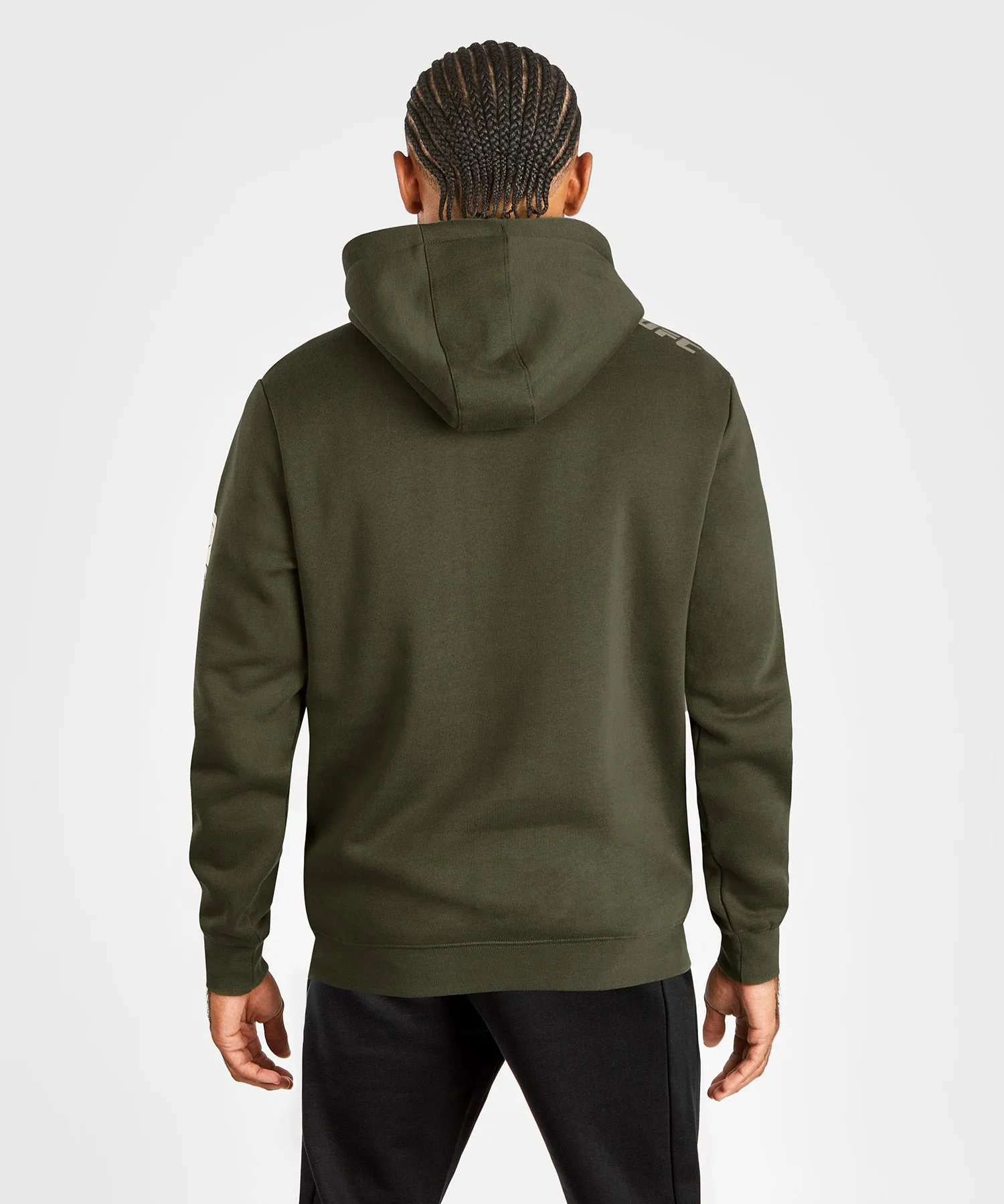 UFC Adrenaline by Venum Fight Week Men’s Pullover Hoodie - Khaki