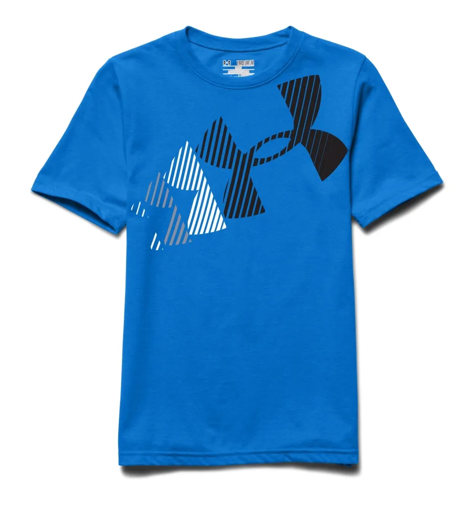 Under Armour Boys' UA Break Script T-Shirt Blue Jet 1264963-405