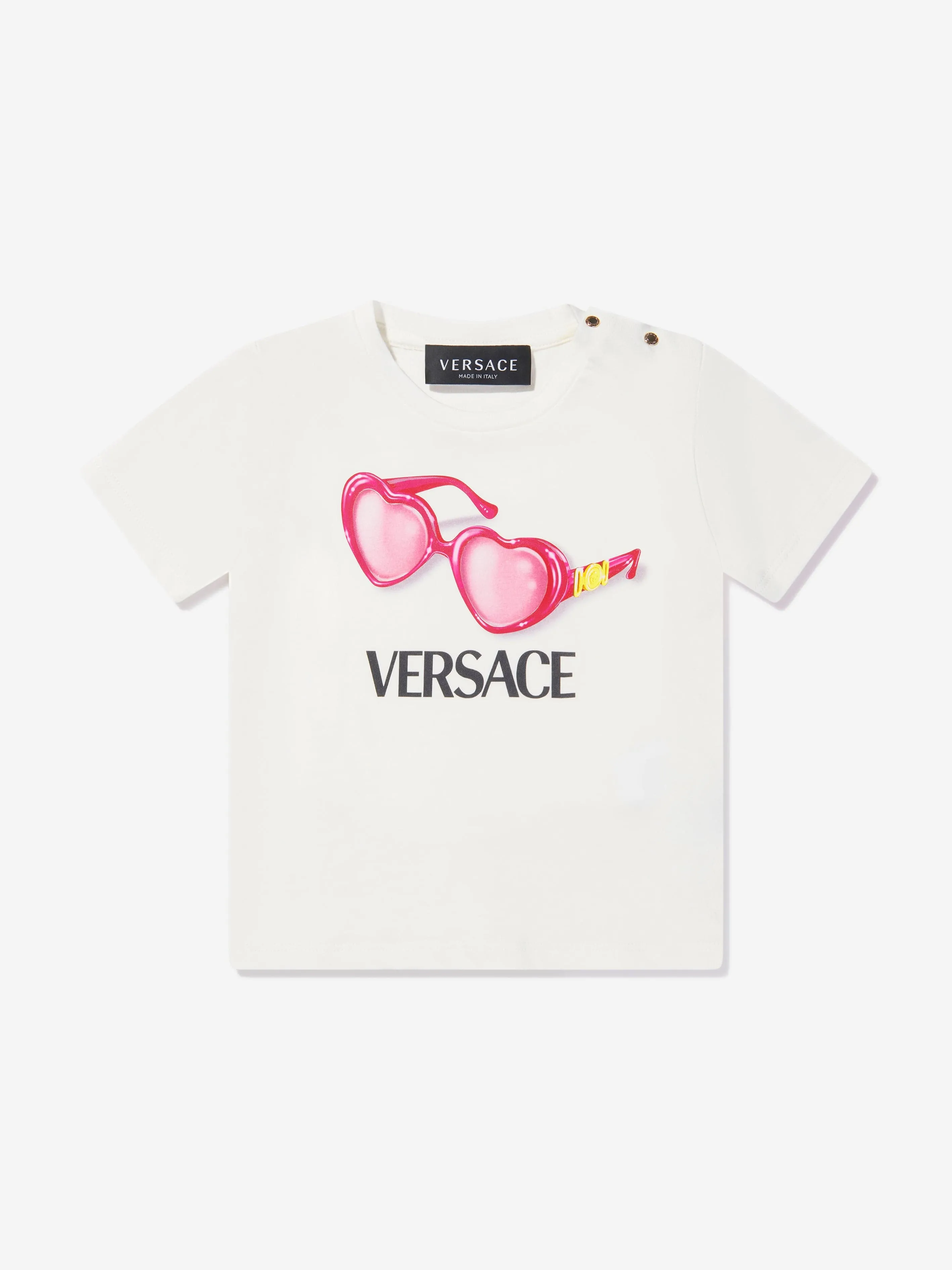 Versace Baby Girls Heart Sunglasses T-Shirt