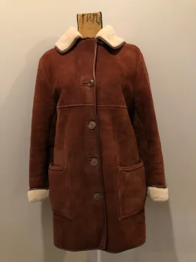 Vintage Antartex Rust Shearling Coat SOLD