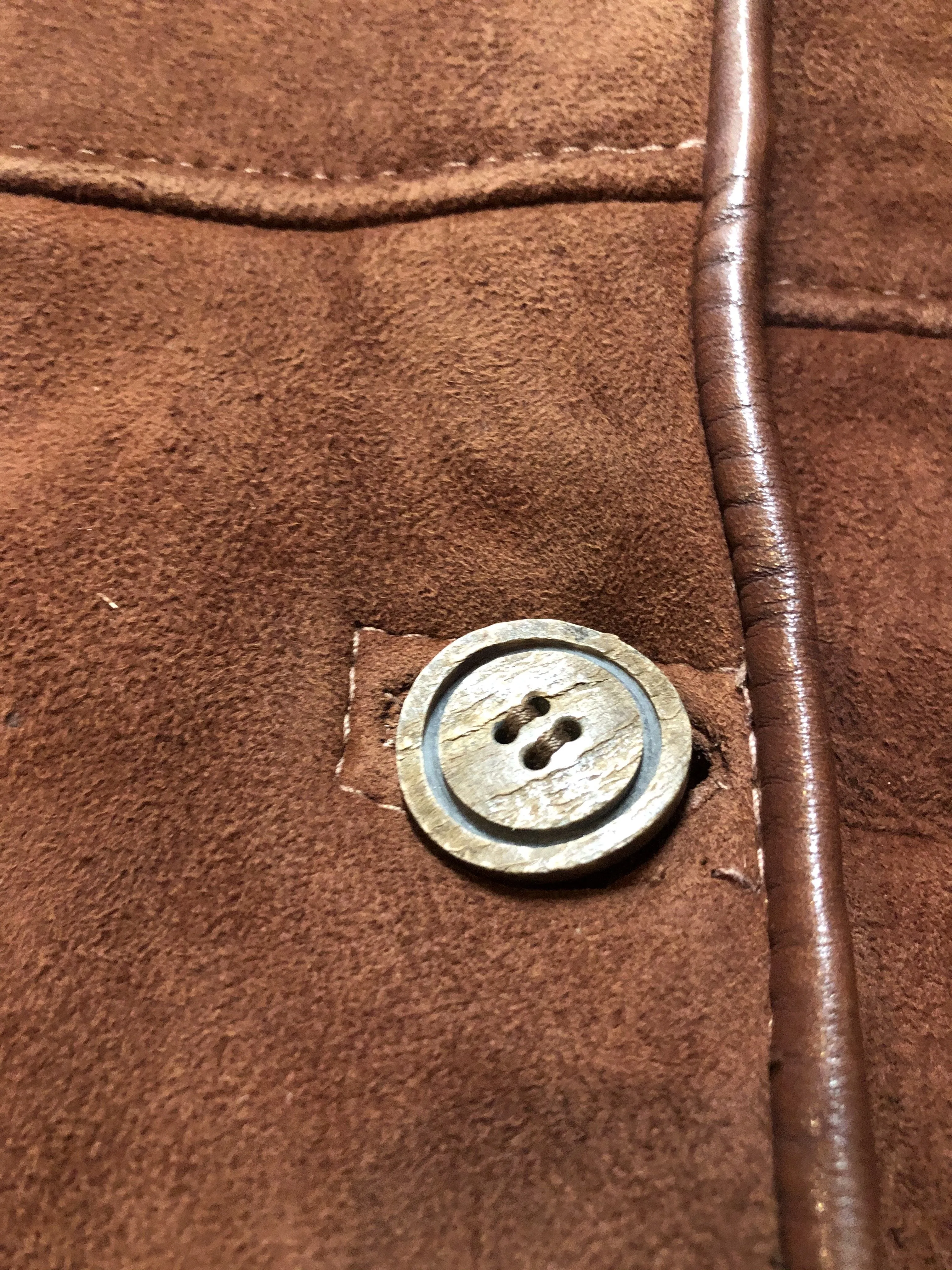 Vintage Antartex Rust Shearling Coat SOLD