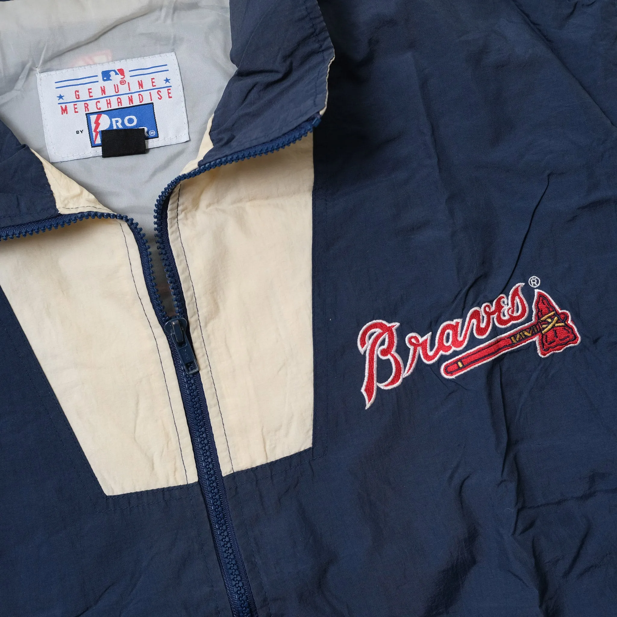 Vintage Atlanta Braves Track Jacket XLarge