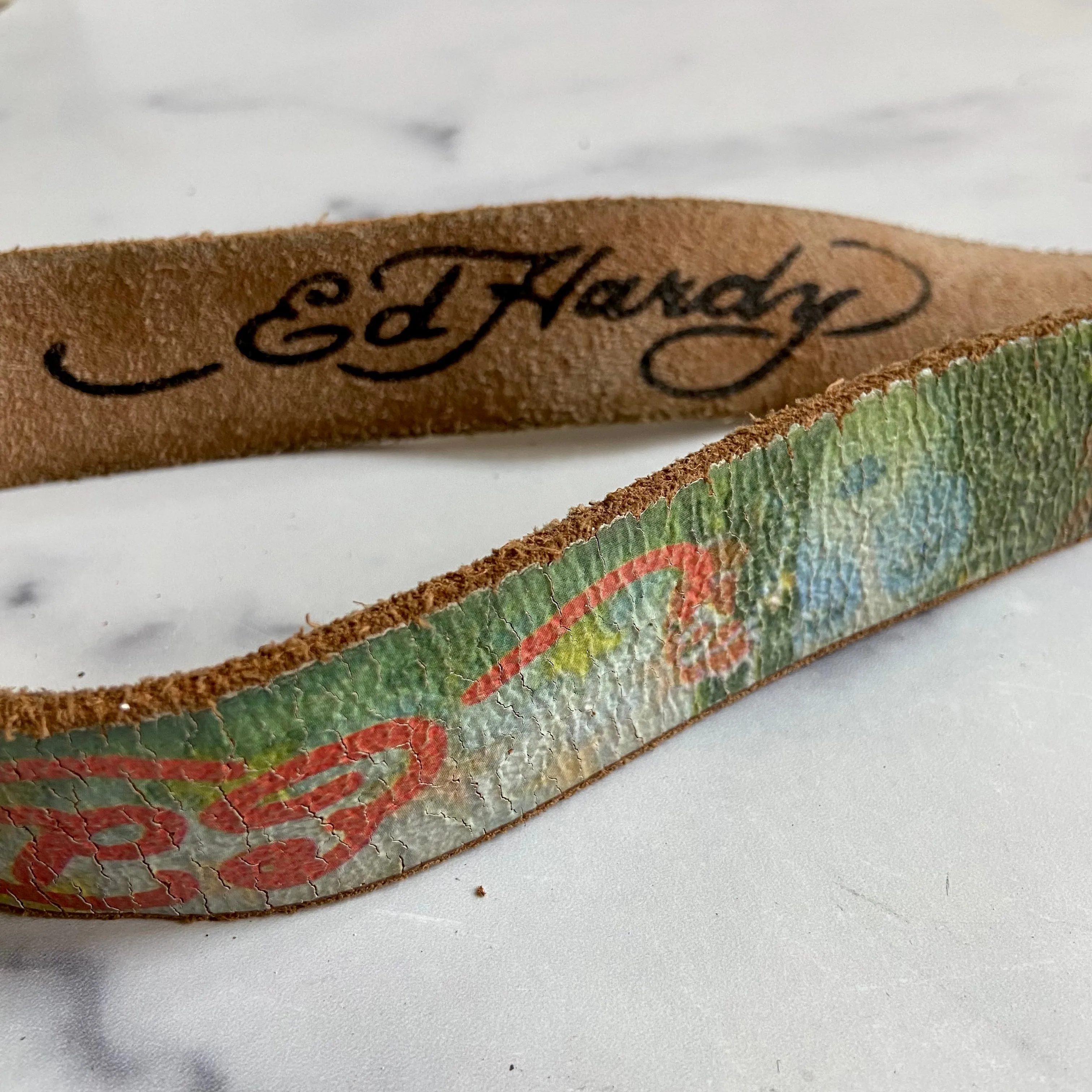 Vintage Ed Hardy belt