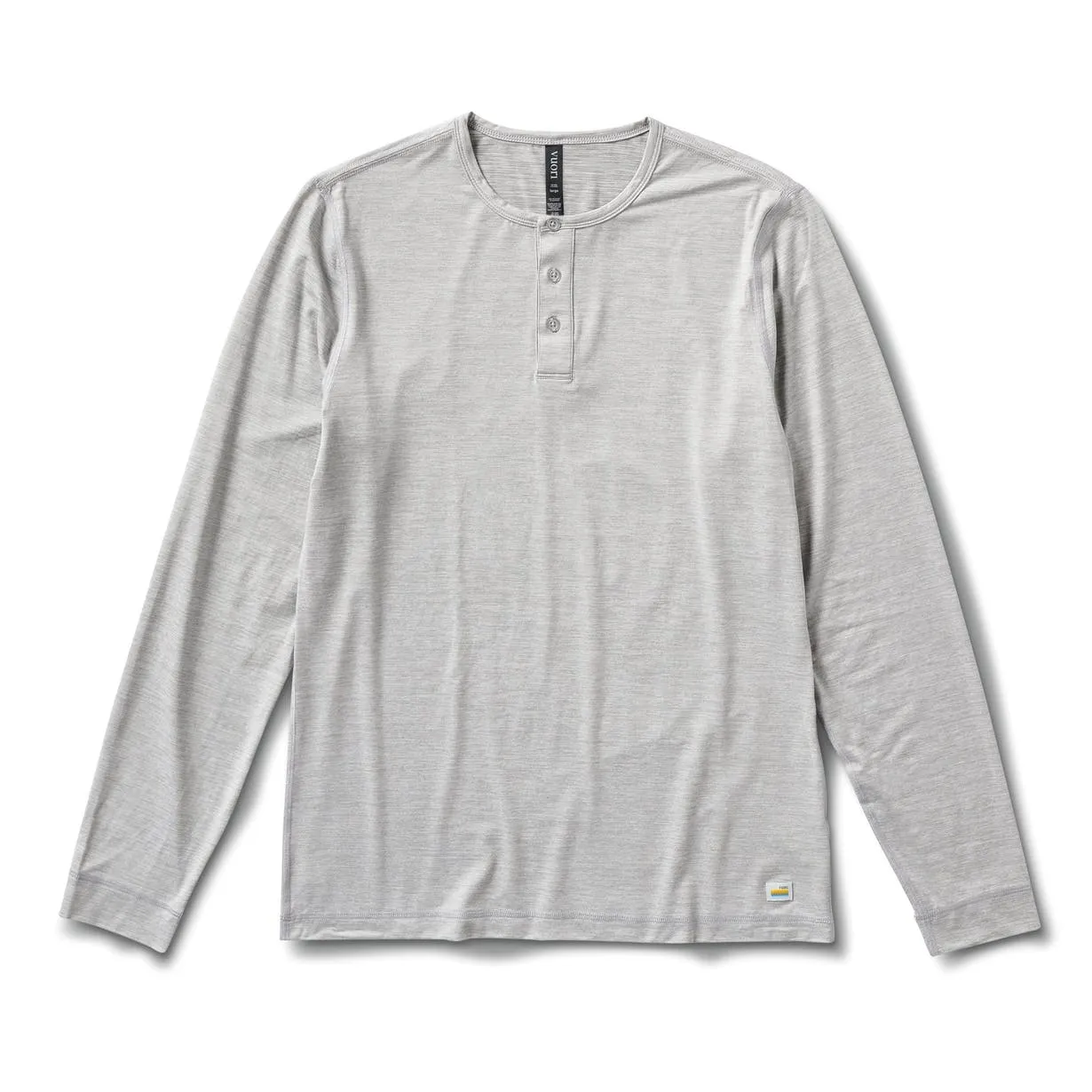 VUORI EASE PERFORMANCE HENLEY LONG SLEEVE MENS SHIRT