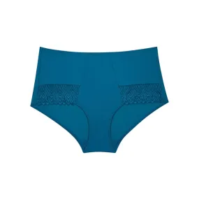 Willow Lace Full Brief - Teal Blue