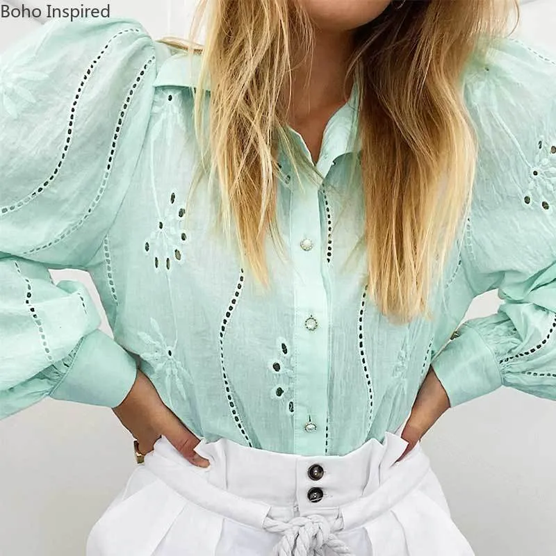 Women Casual Blouse Tops | Turn-Down Collar Long Sleeve Blouse | Women summer Shirt | Women Fancy Shirt | Elegant Shirt | Women Casual Shirt