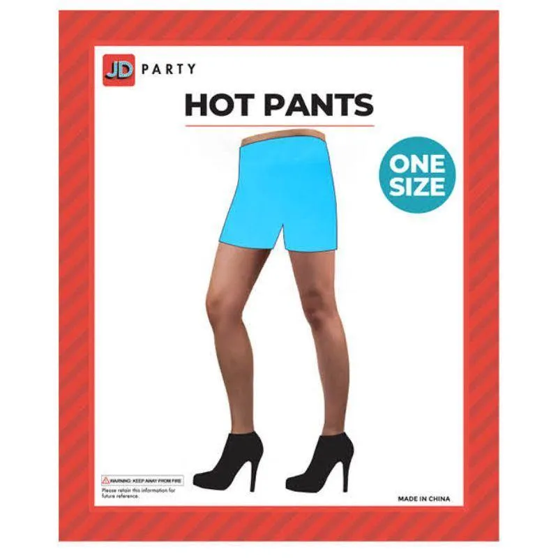 Womens Blue Hot Pants