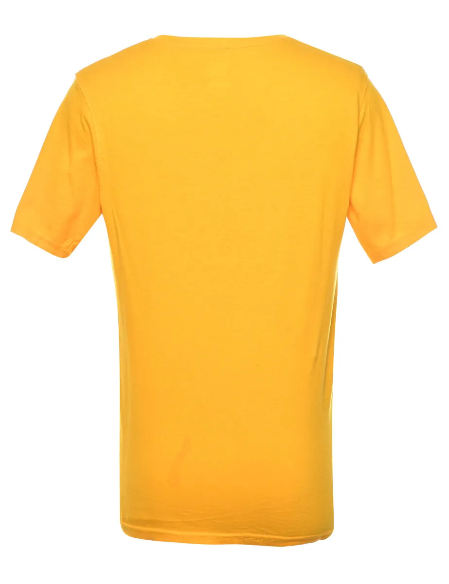 Yellow Printed T-shirt - S