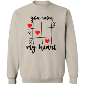 You Won My Heart Crewneck  Sweatshirt